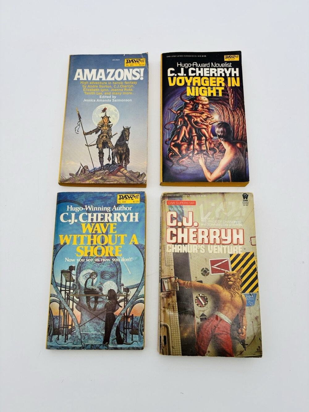 C.J. Cherryh Vintage DAW Paperback 4 book lot Good Condition